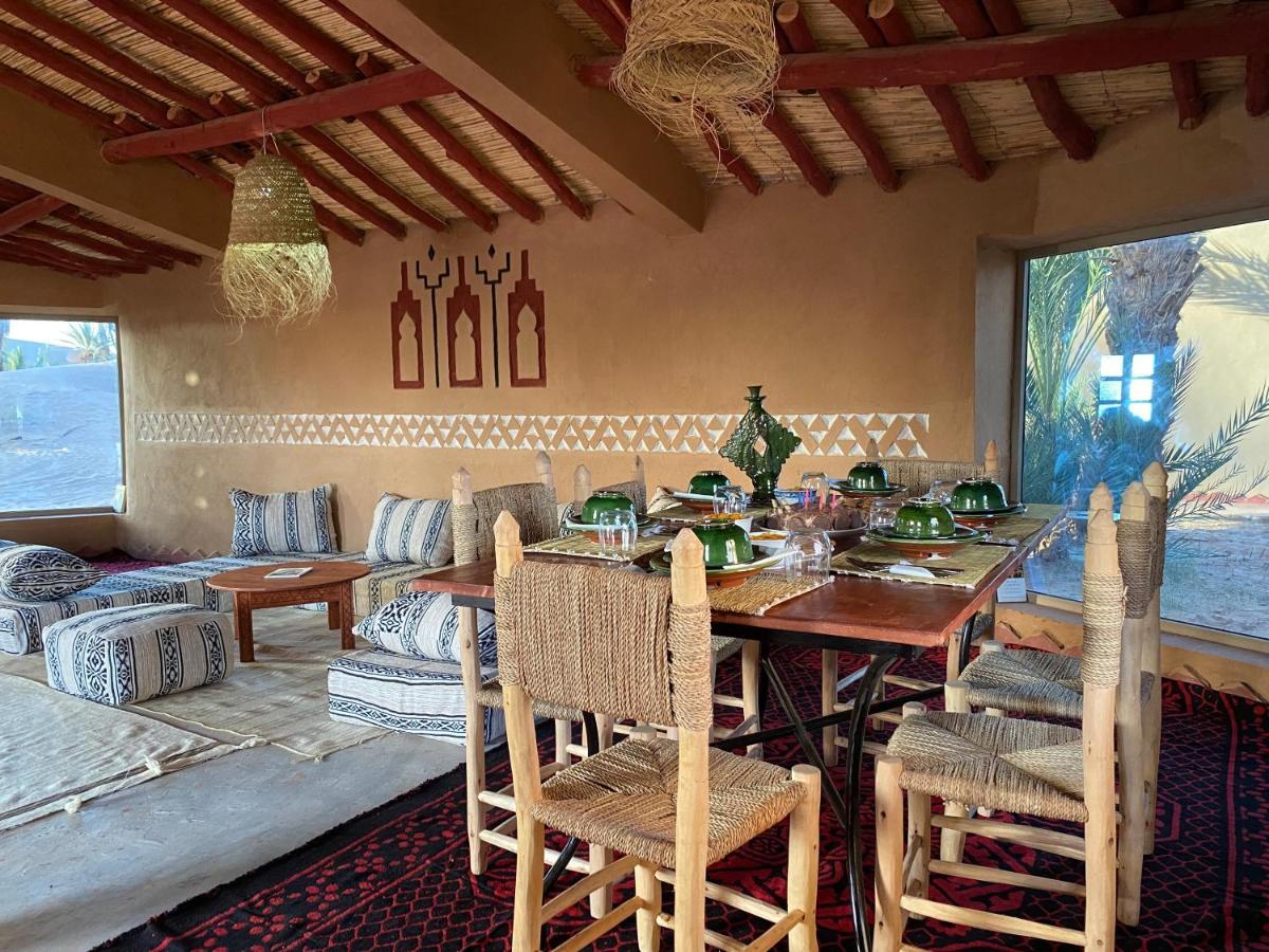 Camp Auberge Sahara Marokko M'Hamid Exteriör bild